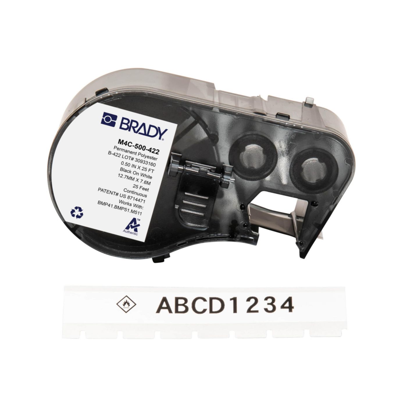 Brady BMP41/BMP51/BMP53/M511 – Etiketten (Rolle) – für Brady BMP-Serie