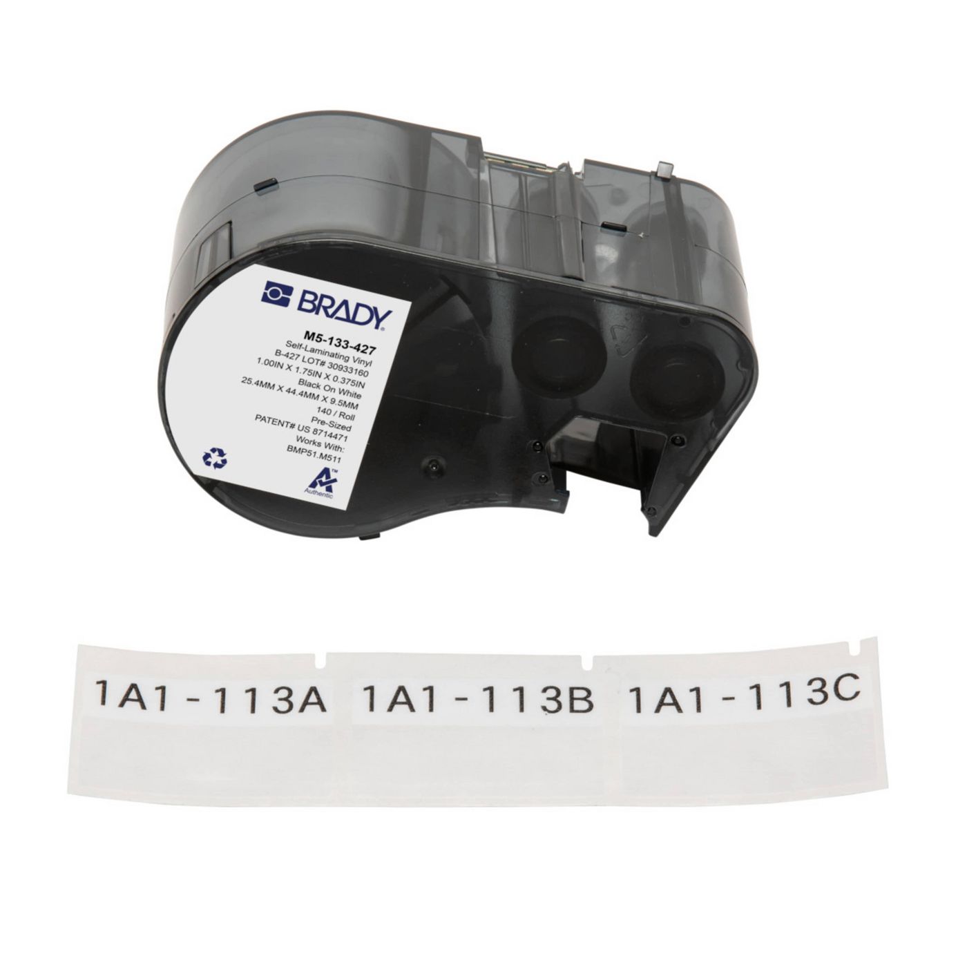 Brady Etiketten (Rolle) – für BMP51/BMP53/M511