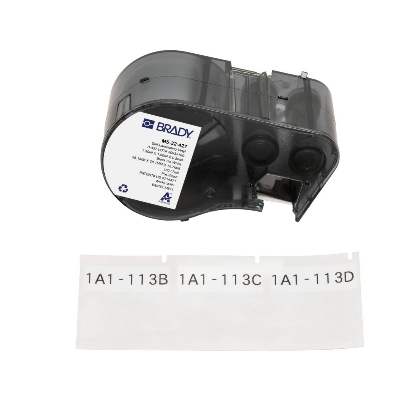 Brady M5-32-427 – Etiketten (Rolle) – für BMP51/BMP53/M511