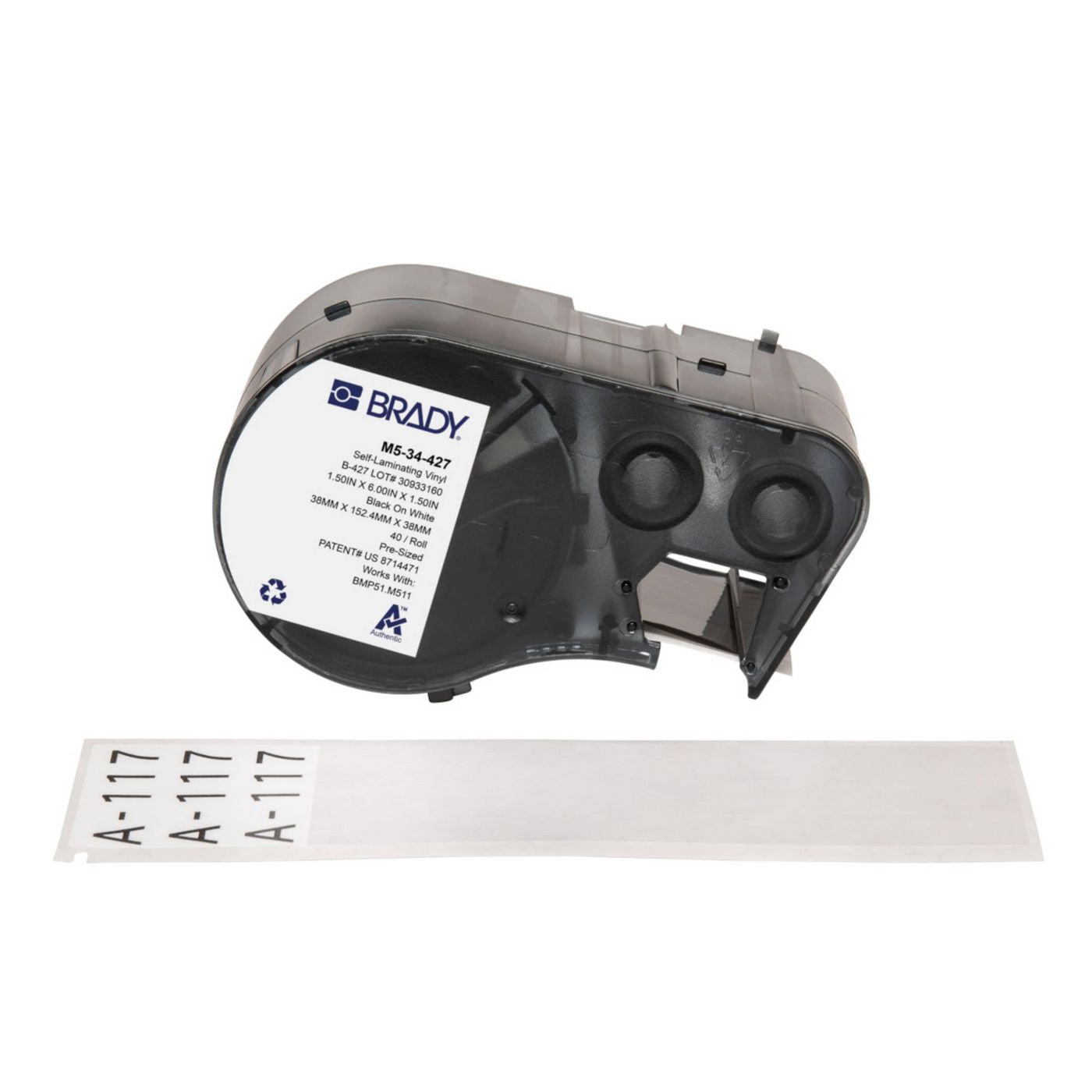 Brady Etiketten (Rolle) – für BMP51/BMP53/M511
