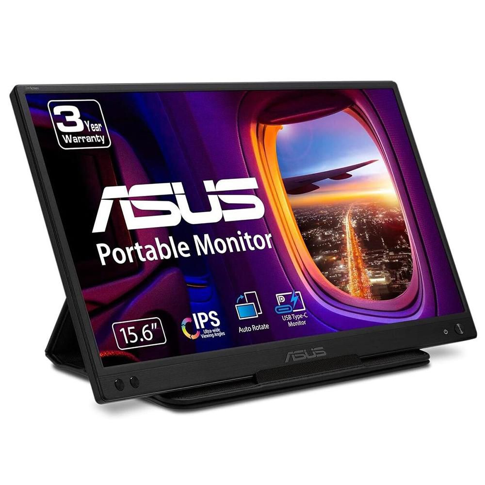 ASUS Zenscreen MB166C – Interaktives Touch-Display 15,6" – Full HD (1920 × 1080), IPS, 250 cd/m², blendfrei