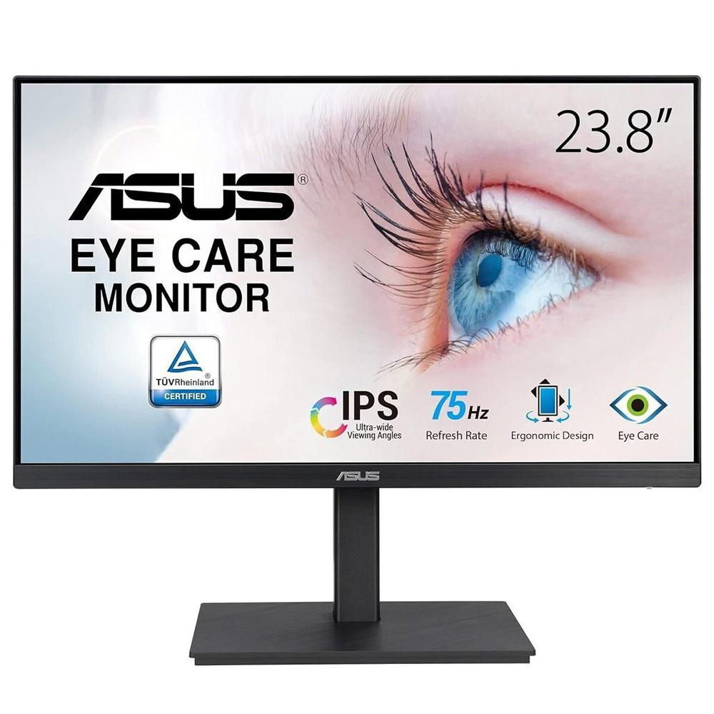 ASUS VA24EQSB – Monitor, 23,8" 1920 × 1080 (Full HD), Schwarz