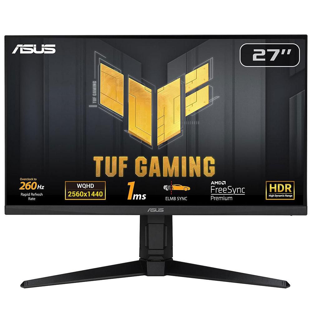 ASUS TUF Gaming VG27AQML1A – Monitor, 27", 2560 × 1440 (WQHD), LCD, Schwarz
