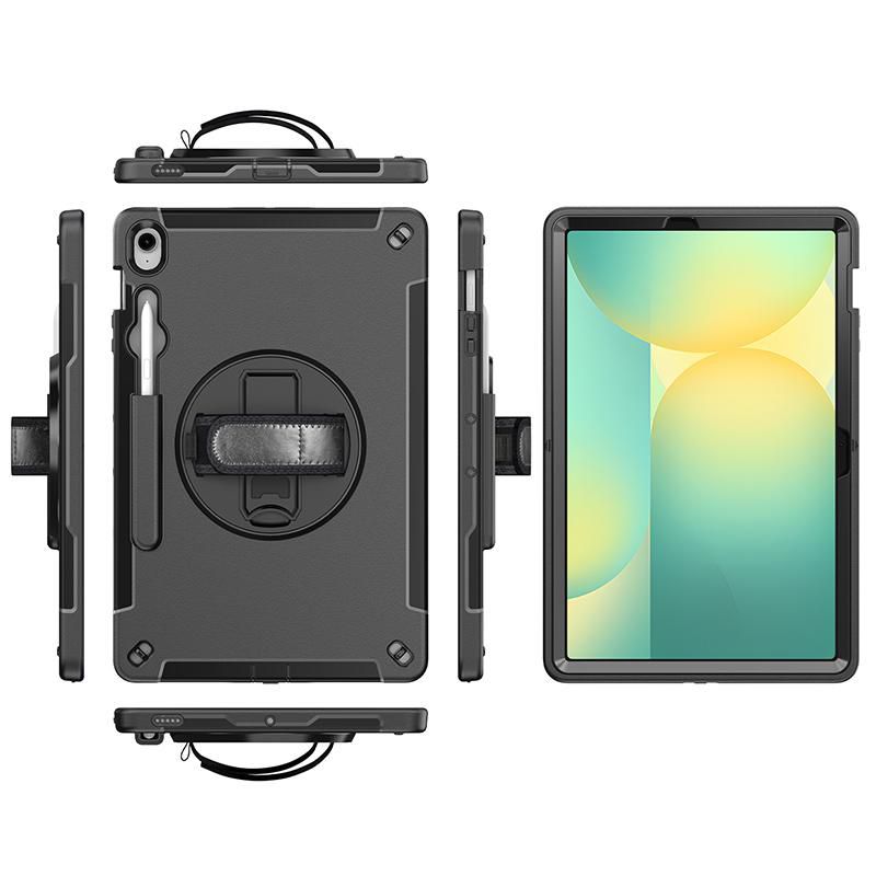 eSTUFF OHIO Tablet-Hülle für Samsung Galaxy Tab S10+, Galaxy Tab S9 FE+, Galaxy Tab S9+ – Schwarz