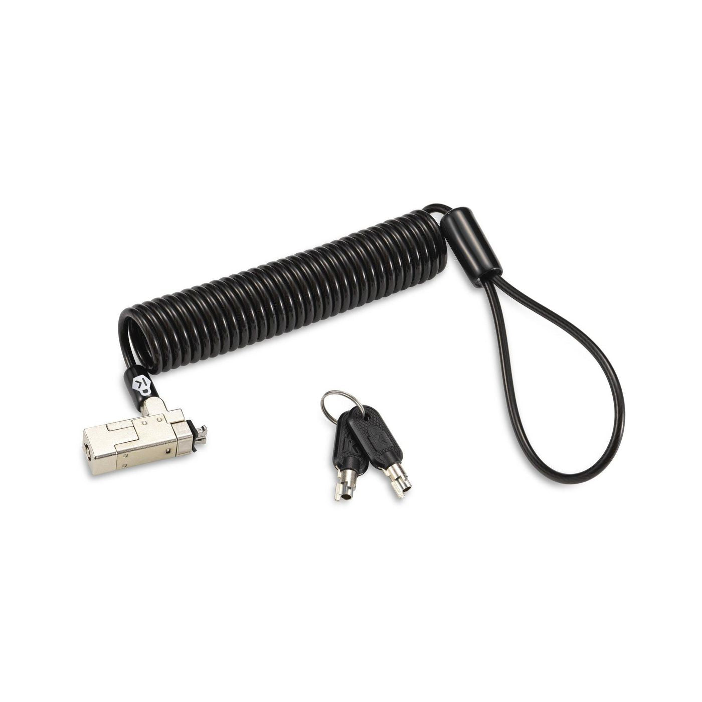 Kensington Slim NanoSaver 2.0 Kabelschloss für Laptop – 1,8 m, Nano-Schlitz – Schwarz/Silber
