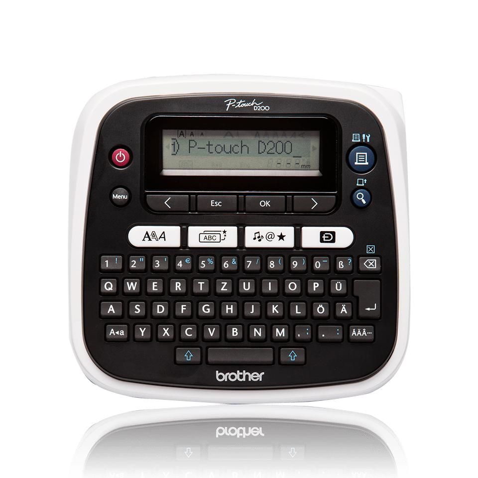 Brother PT-D200BW – Beschriftungsgerät, TZe bis 12 mm, 180×180 dpi, 20 mm/s