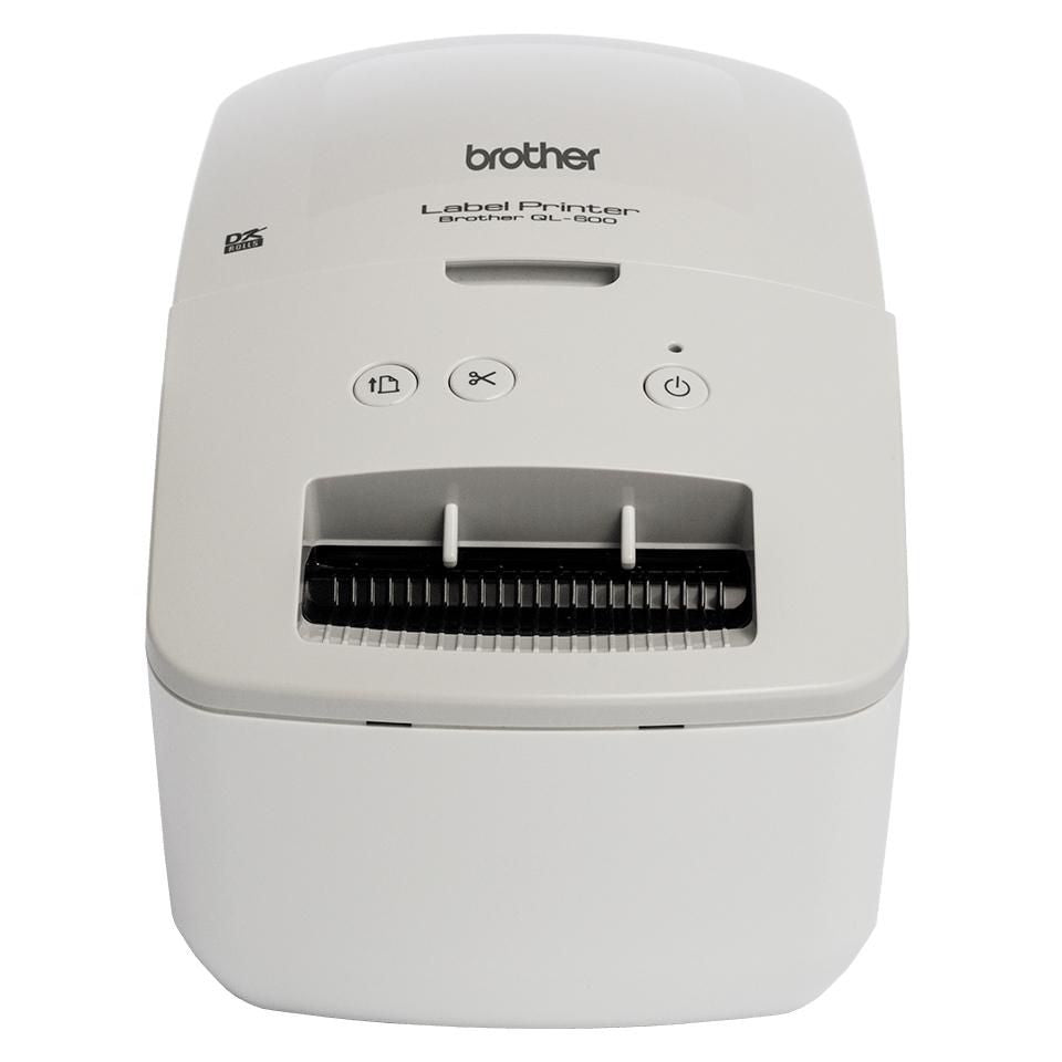 Brother QL 600G – Etikettendrucker, bis 62 mm, Thermodirekt, USB, 300 × 600 dpi, 71 mm/s, für DK-Rollen