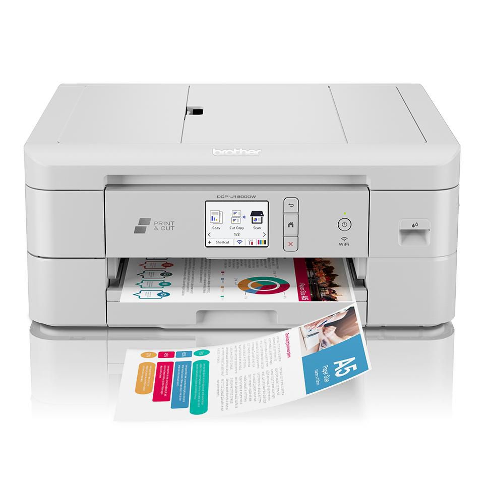 Brother DCP-J1800DW – Farbiges Tintenstrahl-MFP A4 – WLAN – 17 Seiten/Min S/W