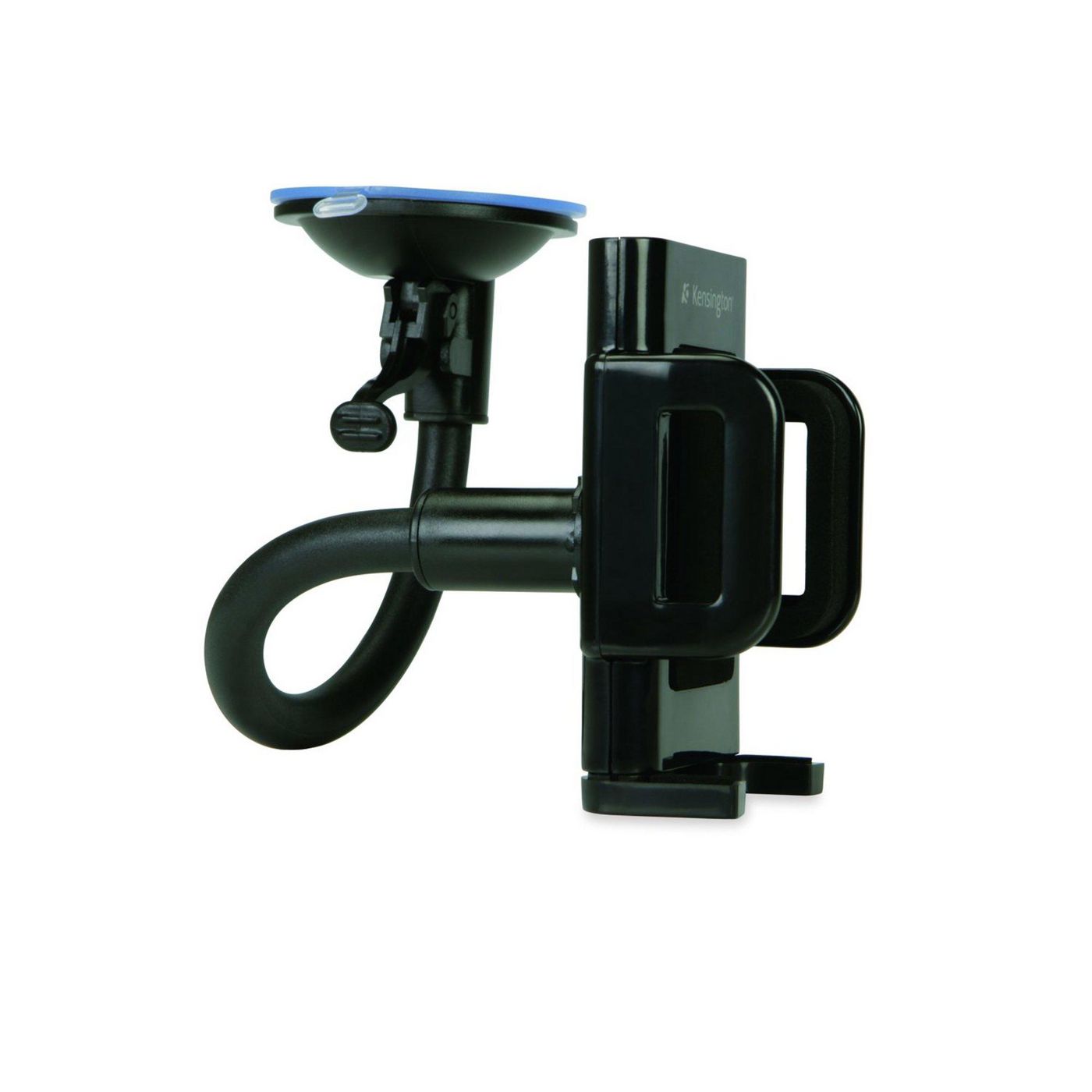 Kensington Univ. Car Holder – Auto-Halterung (passiv) – drehbar, Saugnapf – für Smartphones – Schwarz