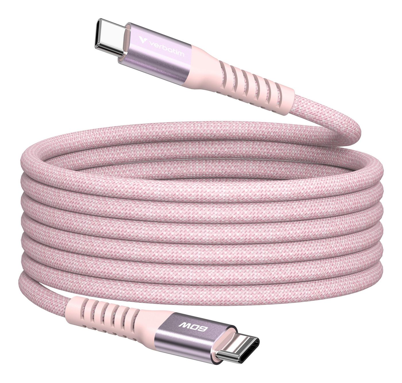 Verbatim USB-C auf USB-C Kabel – USB 2.0 (480 Mbit/s) – 1,2 m – PD 60 W – für iPhone, Galaxy und mehr