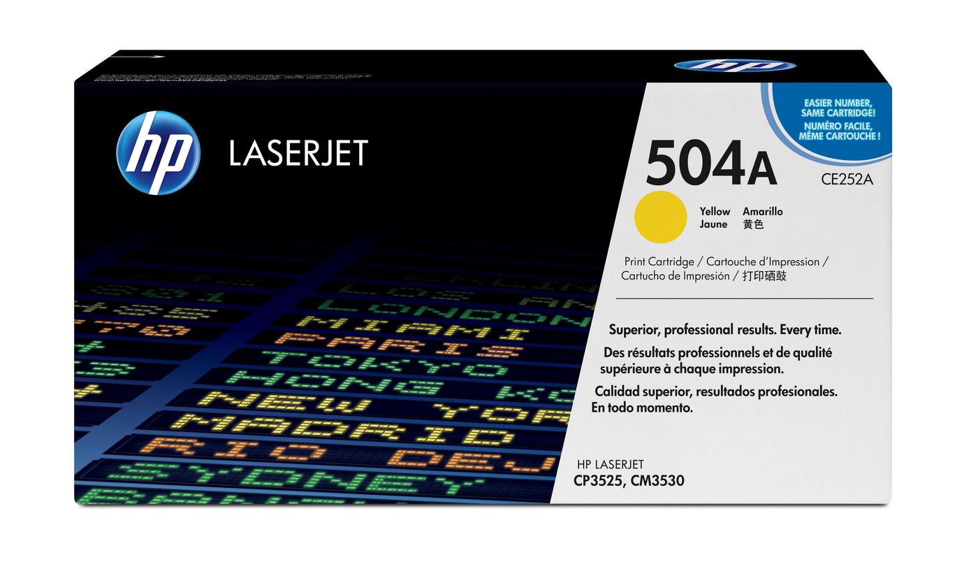 HP Toner 504A – Gelb, 7000 Seiten