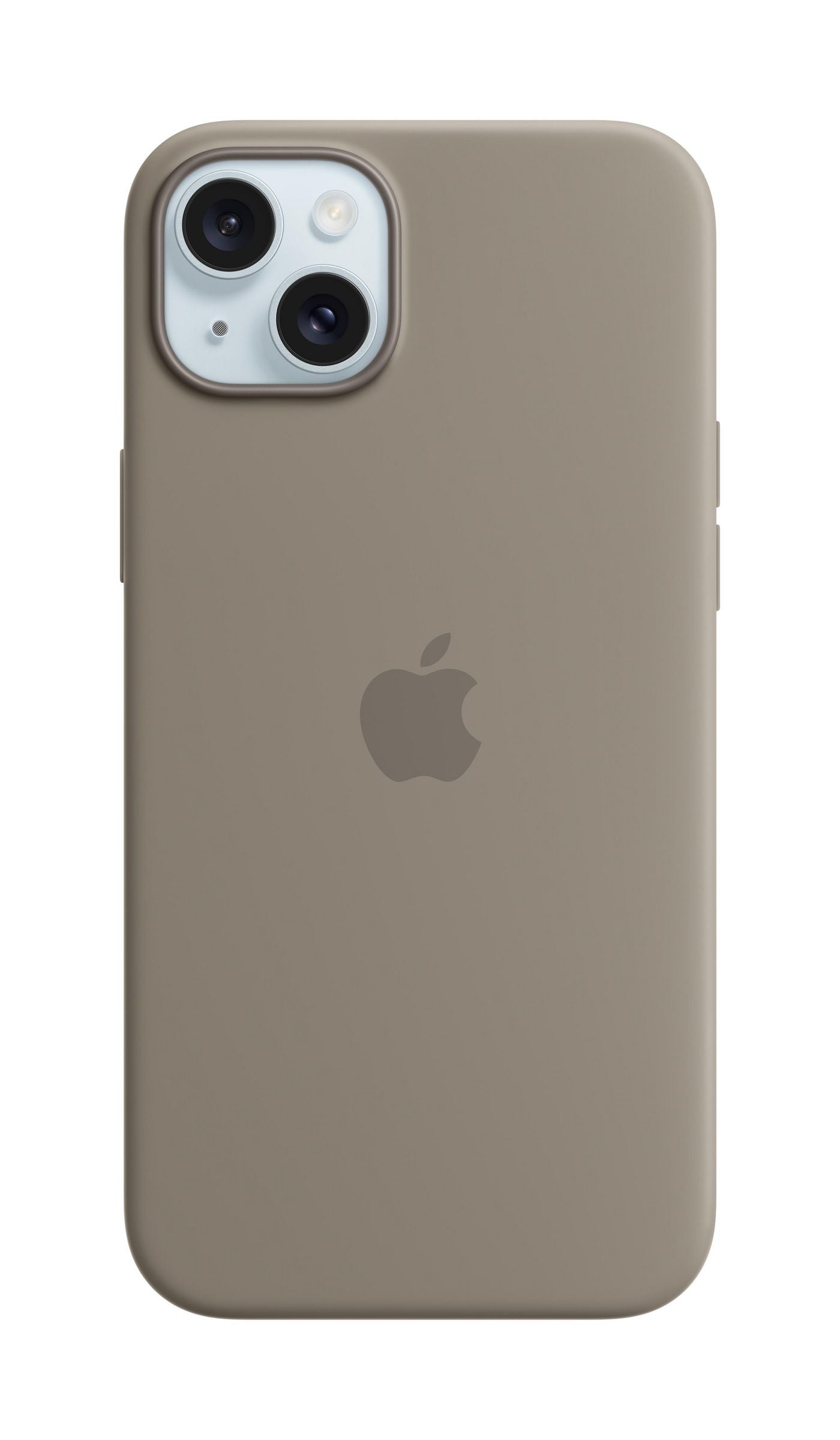 Apple Backcover – für Apple iPhone 15 Plus – braun – Silikon, MagSafe-kompatibel