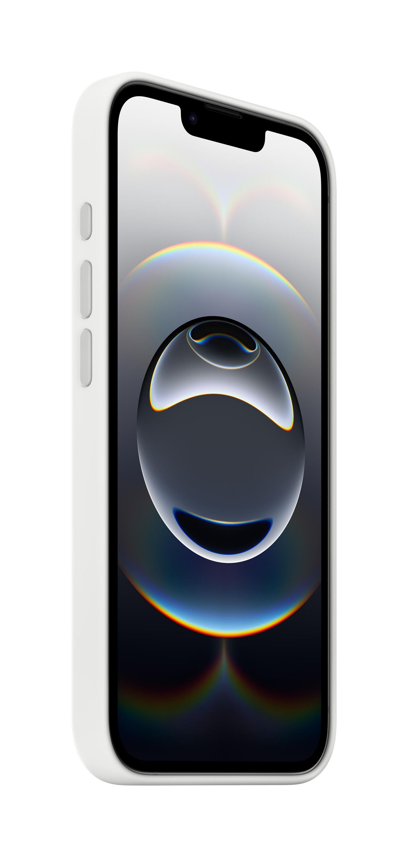 Apple Backcover – für Apple iPhone 16, Silikon, Weiss