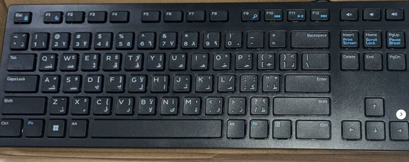 Dell KB216 – Tastatur, kabelgebunden (USB-A), US-Layout (EN), Schwarz