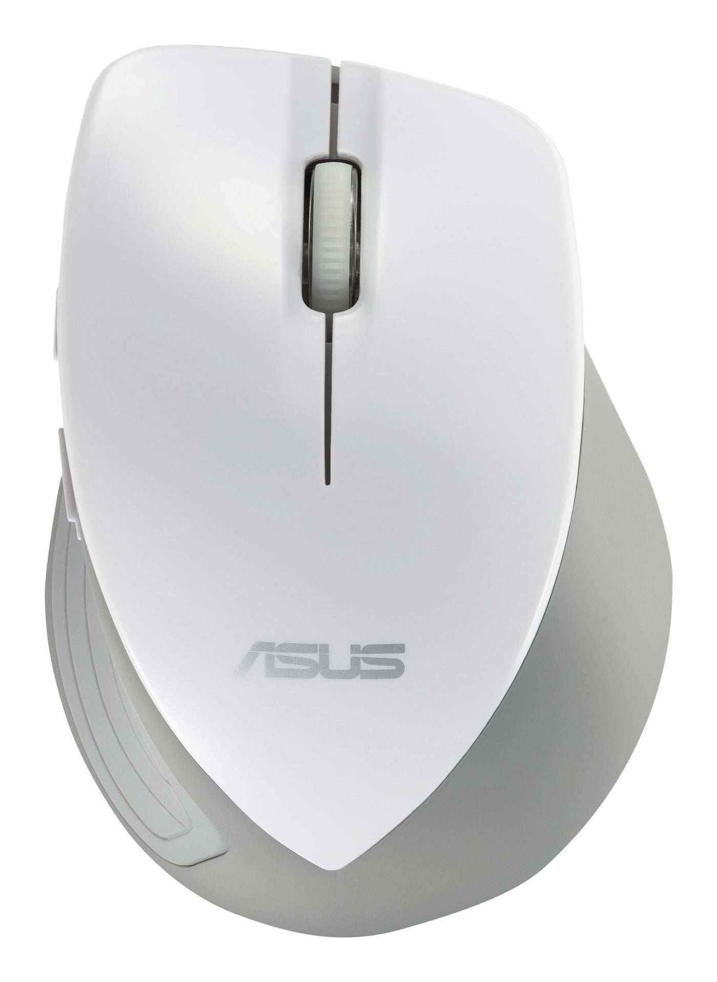 ASUS WT465 – Maus – Kabellos (2,4 GHz), 1600 DPI, rechts, Grau, Weiss