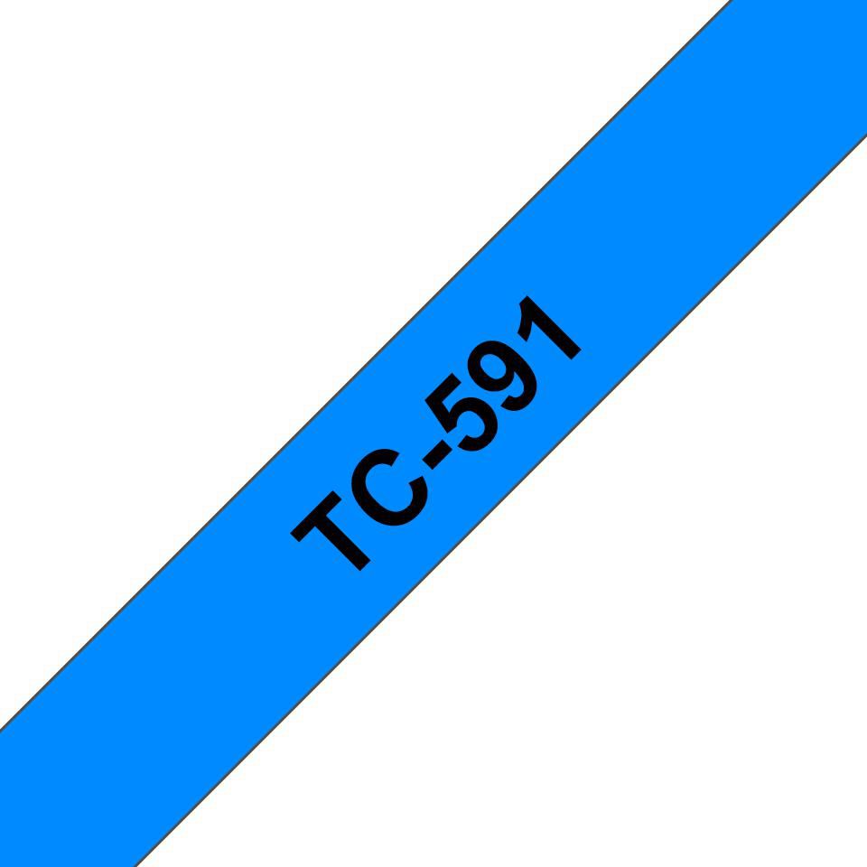 Brother Schriftband – 9 mm × 7,7 m, Blau, Schwarz