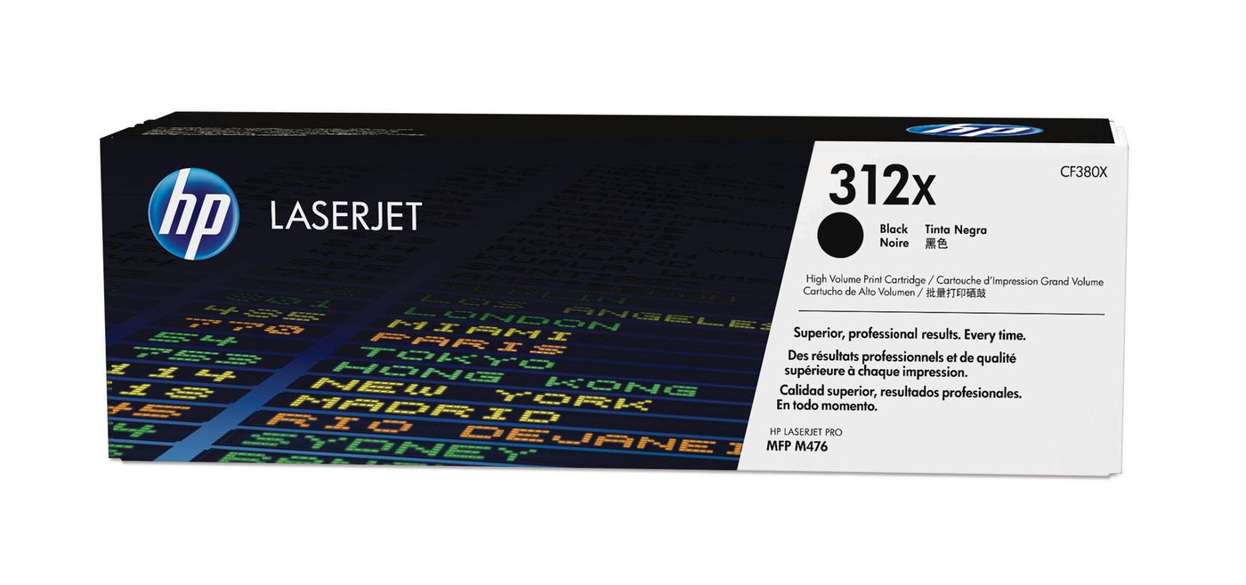 HP Toner 312X – schwarz, 4400 Seiten