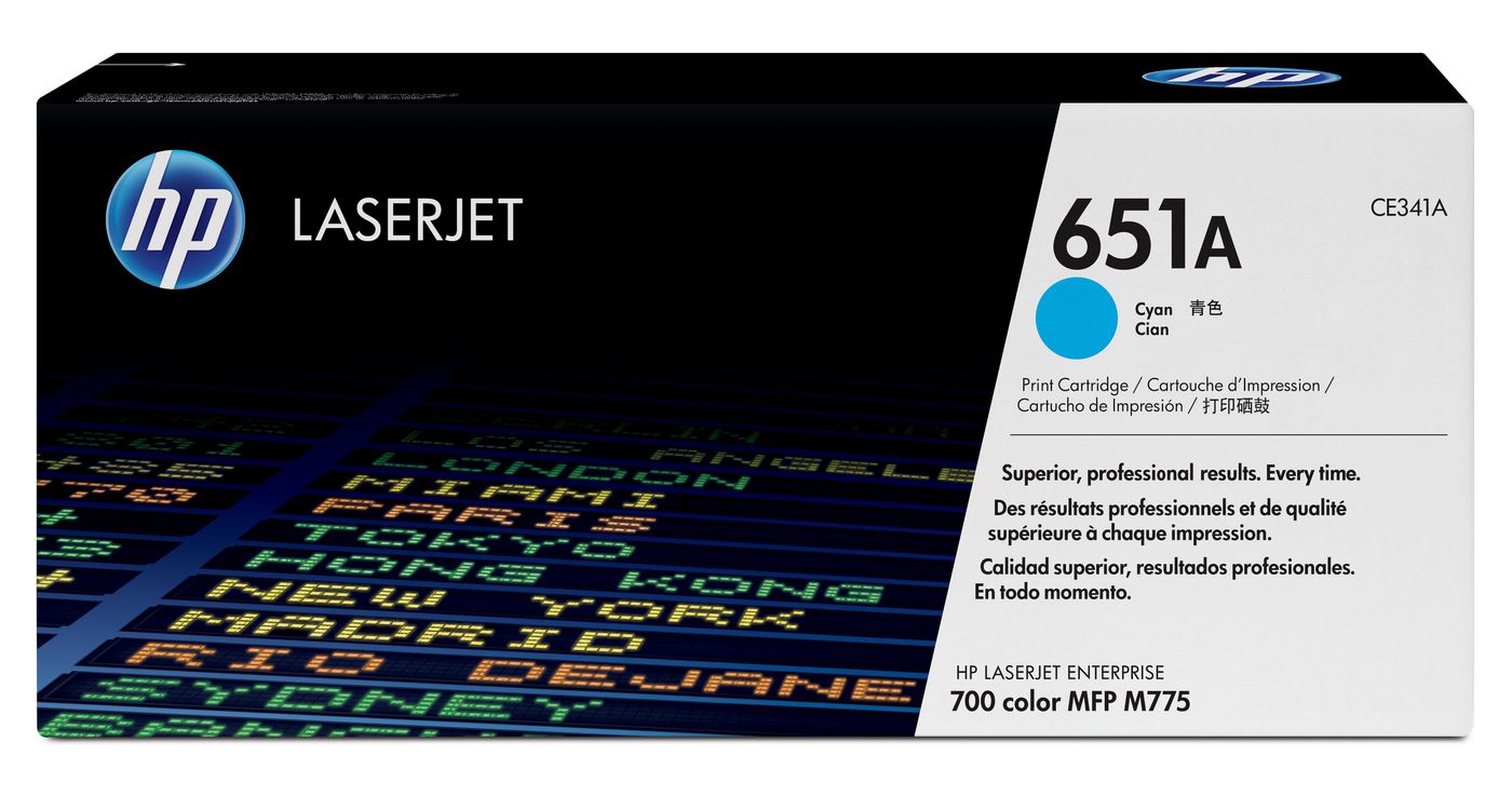 HP Toner 651A – cyan, 16000 Seiten