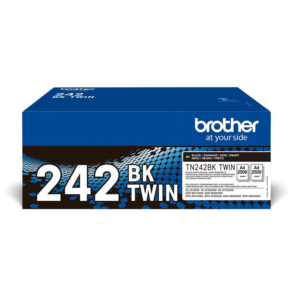 Brother Toner-Multipack TN-242BKTWIN – Schwarz