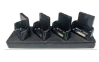 Datalogic Ladestation – 4‑Slot, kabelloses Laden – inkl. Netzteil, Netzkabel, Adapter