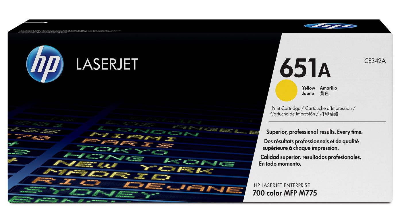 HP Toner 651A – Gelb, 16000 Seiten