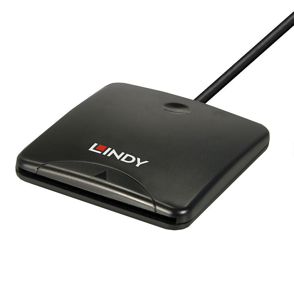 Lindy Smartcard-Leser – USB 2.0, Schwarz