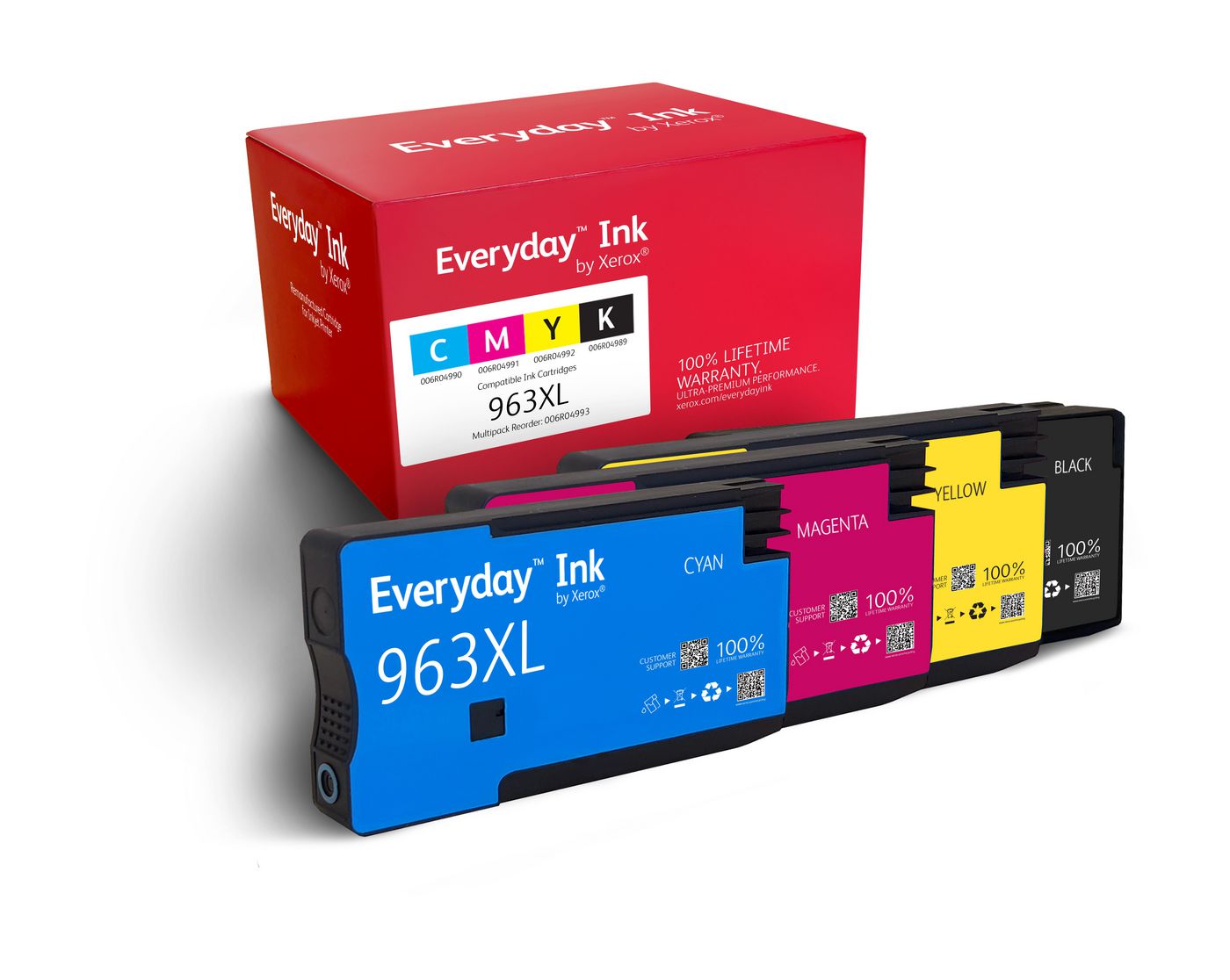 Xerox 963XL Tintenpatronen-Multipack, 4er-Set (Kompatibel) – für HP OfficeJet Pro 9010/9012/9015 …