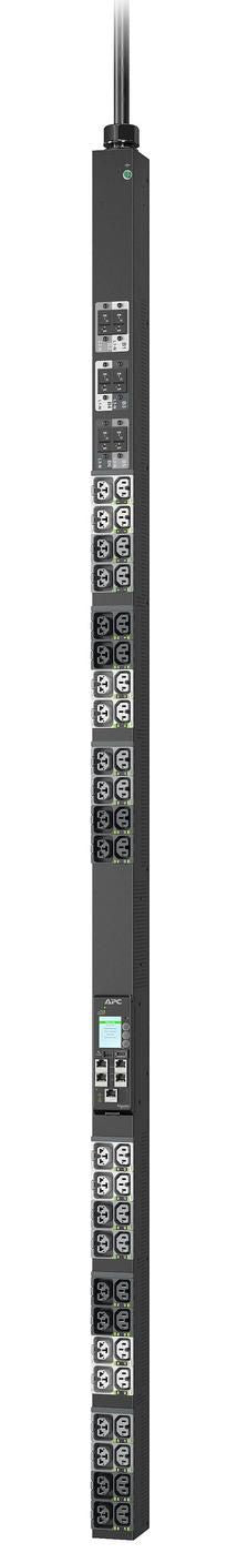 APC Rack-PDU – 0U, 42× IEC C13/C15/C19/C21, 400 V/60 A, 3-phasig, schwarz