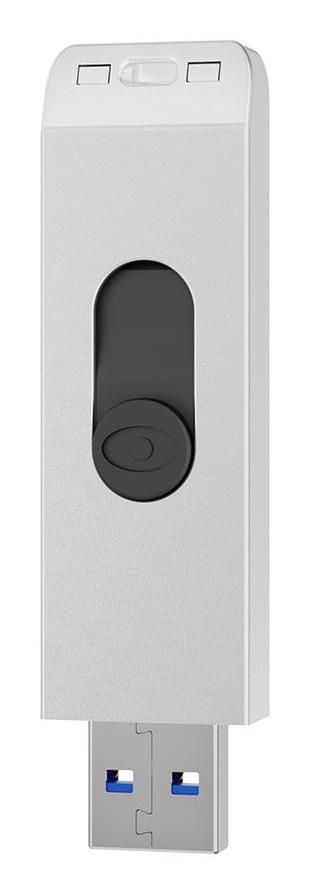 HP 64 GB USB-Stick – USB Typ-A 3,2 Gen 2, 128 MB/s, Silber, 60×19×10,5 mm – für Windows 10/11, macOS 10.x und