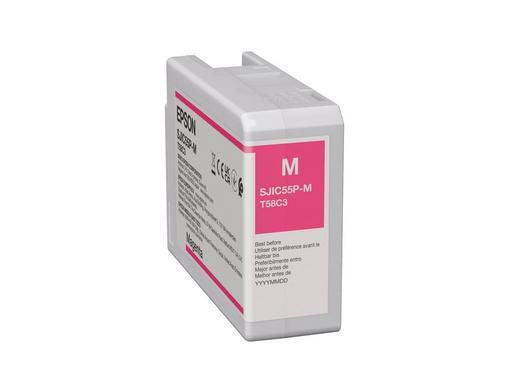 Epson SJIC55(M) Magenta Tintenpatrone (Original) – für ColorWorks D6000Ae/D6000Pe/D6500Ae/D6500Pe