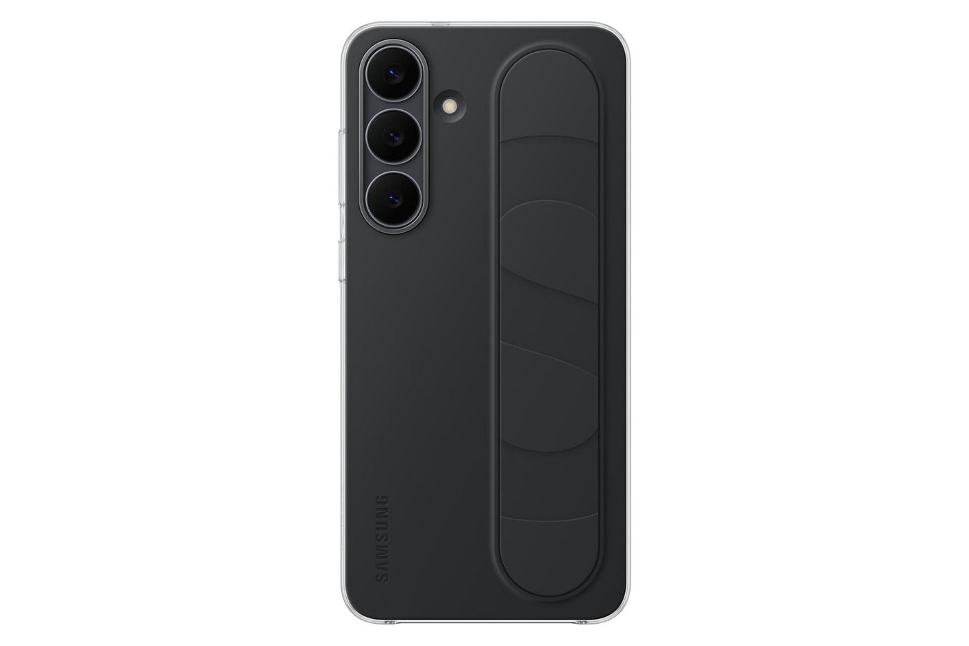 Samsung Backcover – für Samsung Galaxy S25 FE, mit Ständer, Silikon, Schwarz
