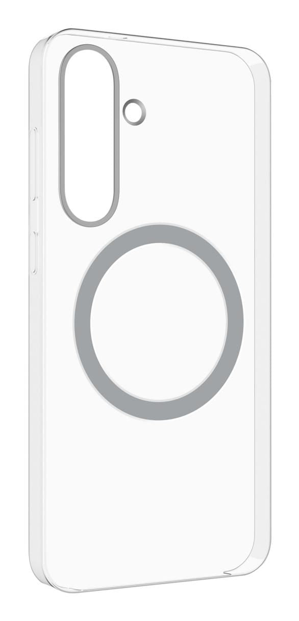 Samsung Clear Magnet – Backcover – für Samsung Galaxy S25 FE, MagSafe, Kunststoff, Transparent