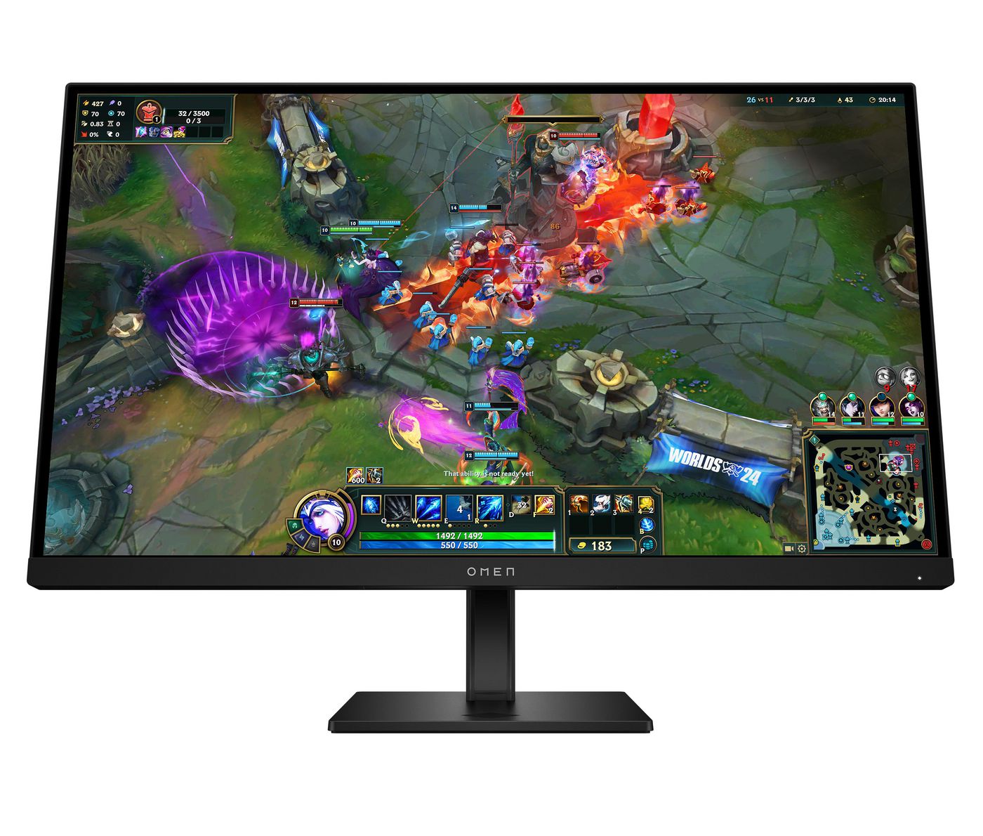 HP Omen 27Qs G2 – Monitor, 27", 2560 × 1440 (WQHD), 240 Hz, 400 cd/m²
