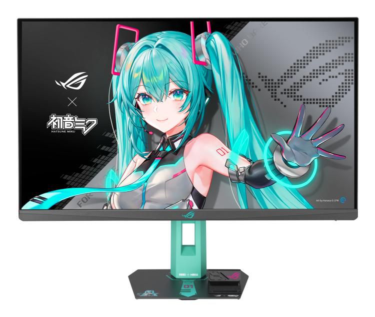 ASUS ROG Strix XG27ACMEG-G Hatsune – Monitor, 27", 2560 × 1440 (WQHD), LCD, Mehrfarbig