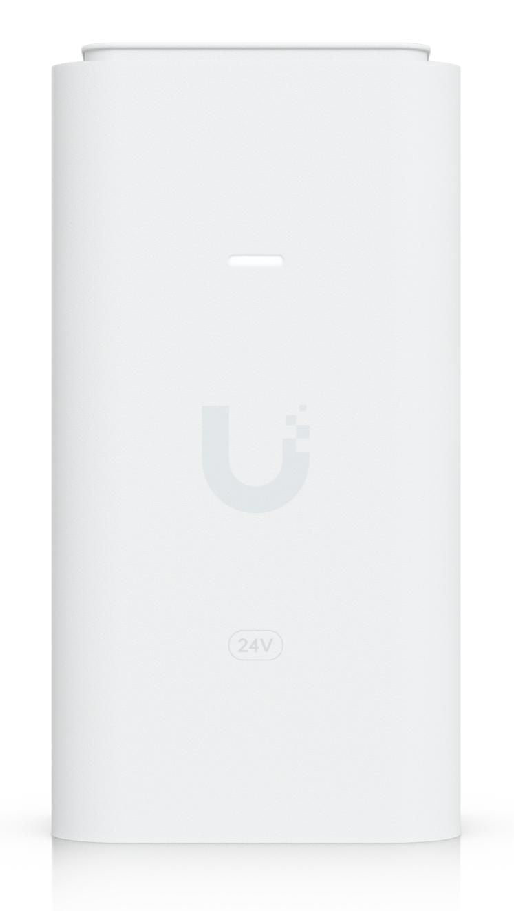 Ubiquiti UACC Adapter PoE 24-12W PoE Adapter 12 W – 2,5 Gigabit Ethernet, RJ-45×2 – 24 V PoE – Weiss