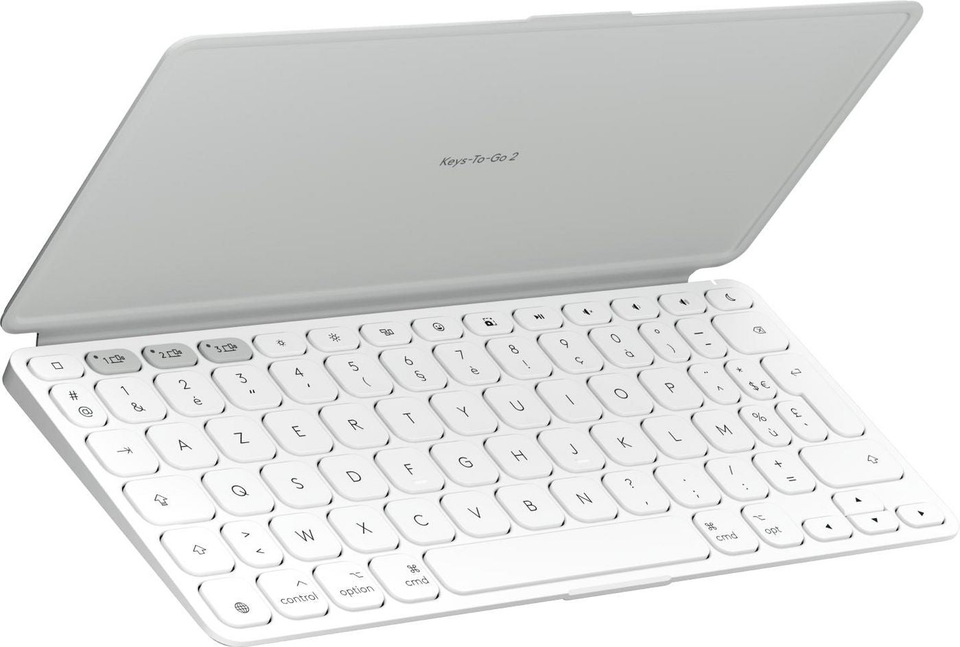 Logitech Keys-To-Go 2 – Tastatur, kabellos (Bluetooth), FR-Layout (FR) – für Windows, macOS & Android u. a.