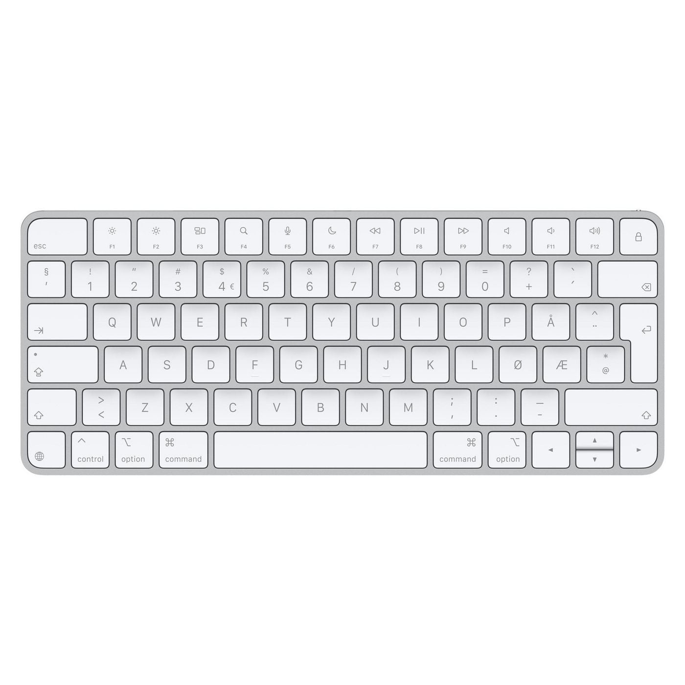 Apple Magic Keyboard Universal – Tastatur – Bluetooth & kabelgebunden (USB‑C) – QWERTY (Nordic) – Weiss
