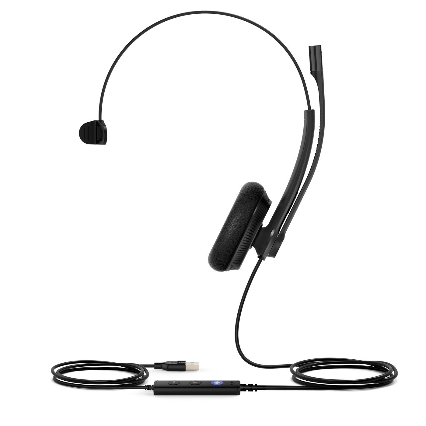 Yealink UH34 Lite Office-Headset – On-Ear, Mono, Kabel (USB-A), Schwarz