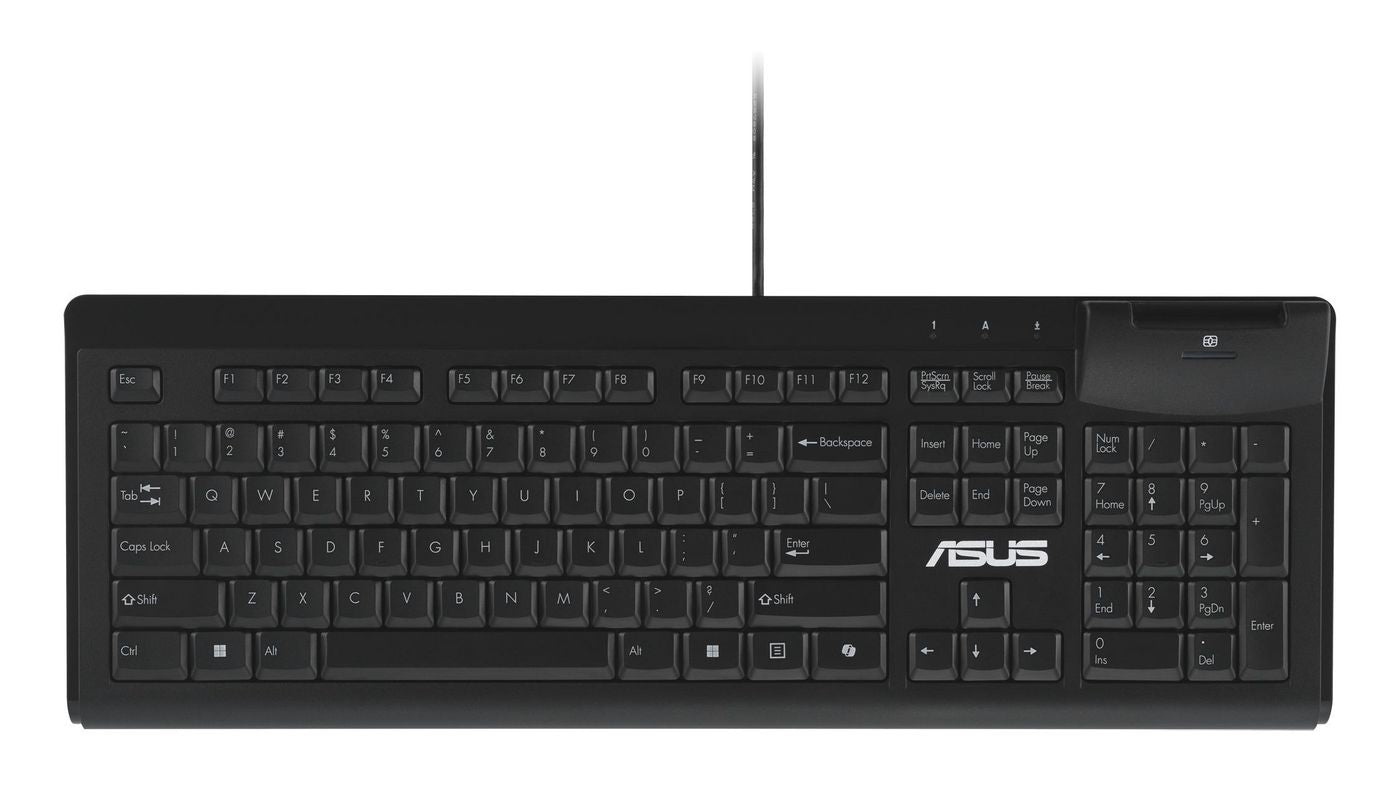 ASUS KU100 – Tastatur 100% – kabelgebunden, USB‑A – Schwarz