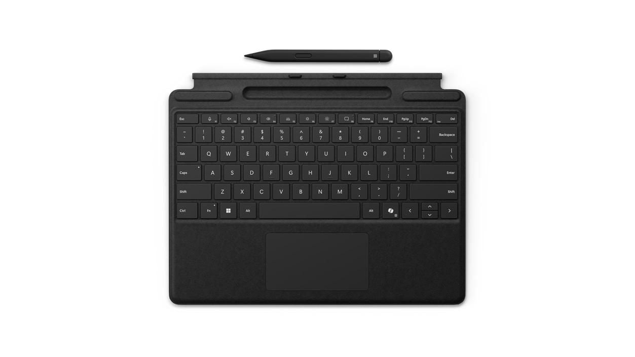 Microsoft Surface Pro Keyboard – Tastatur, FR-Layout (FR), Schwarz – für Surface Pro