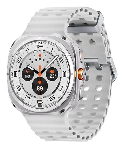 Samsung Galaxy Watch Ultra – Smartwatch – 38,1 mm, 1,5", LTE, WLAN, AMOLED, Titan Weiss