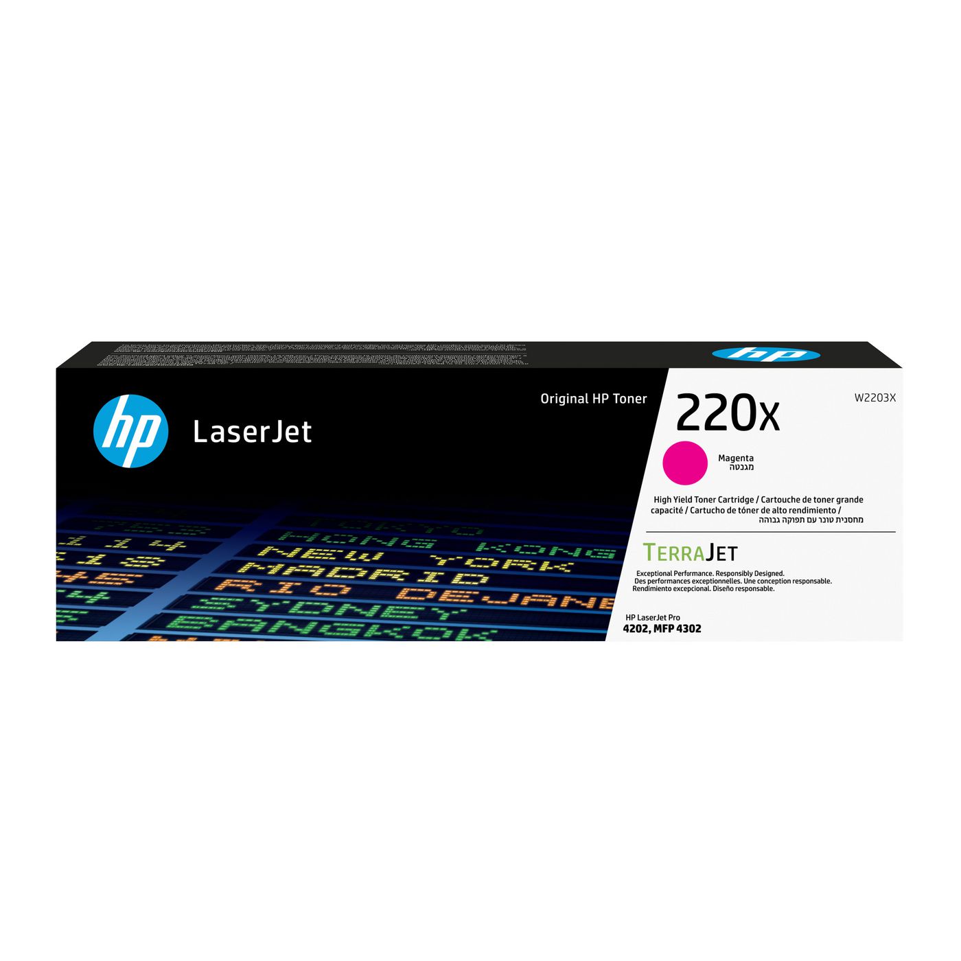 HP Toner 220X – magenta, 5500 Seiten