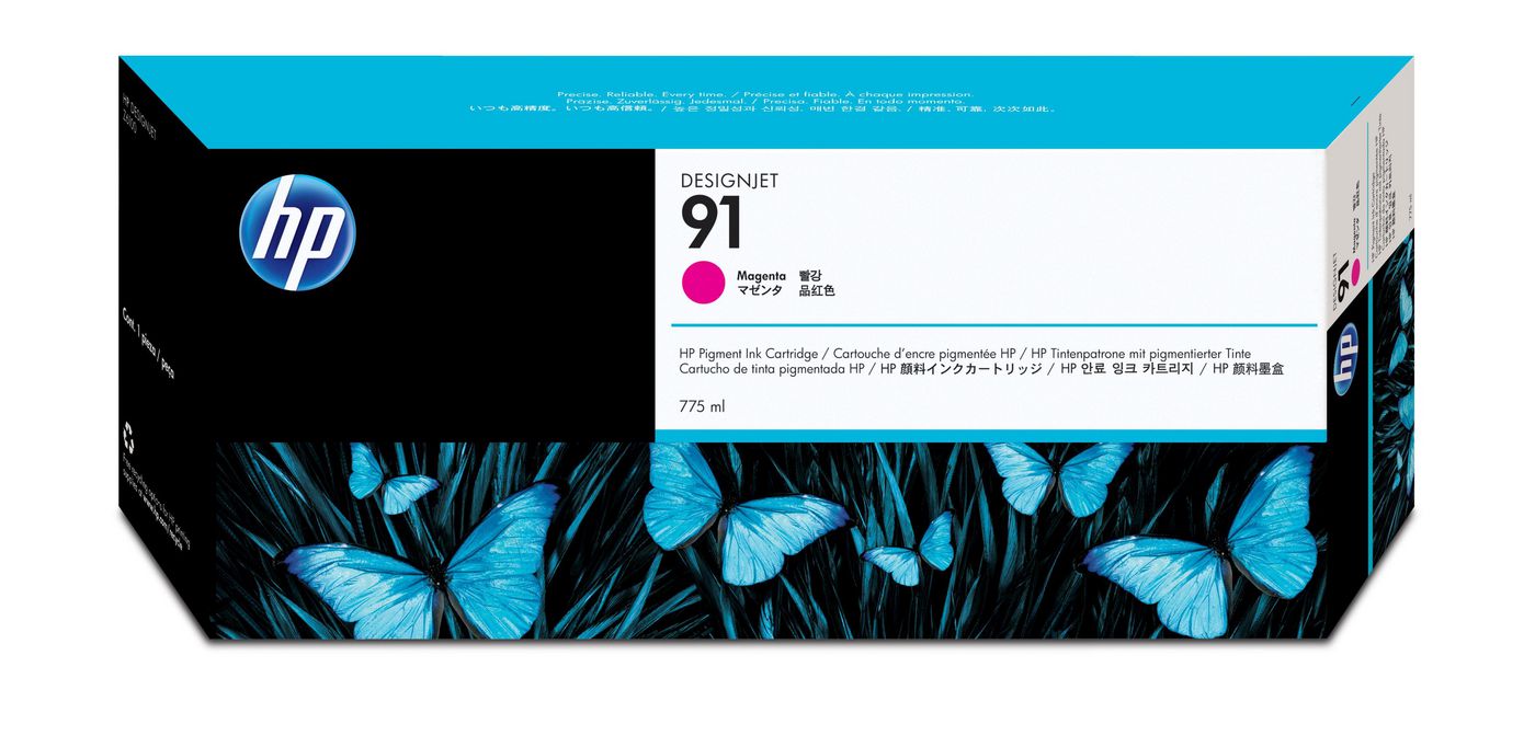 HP Tintenpatrone 91, Magenta