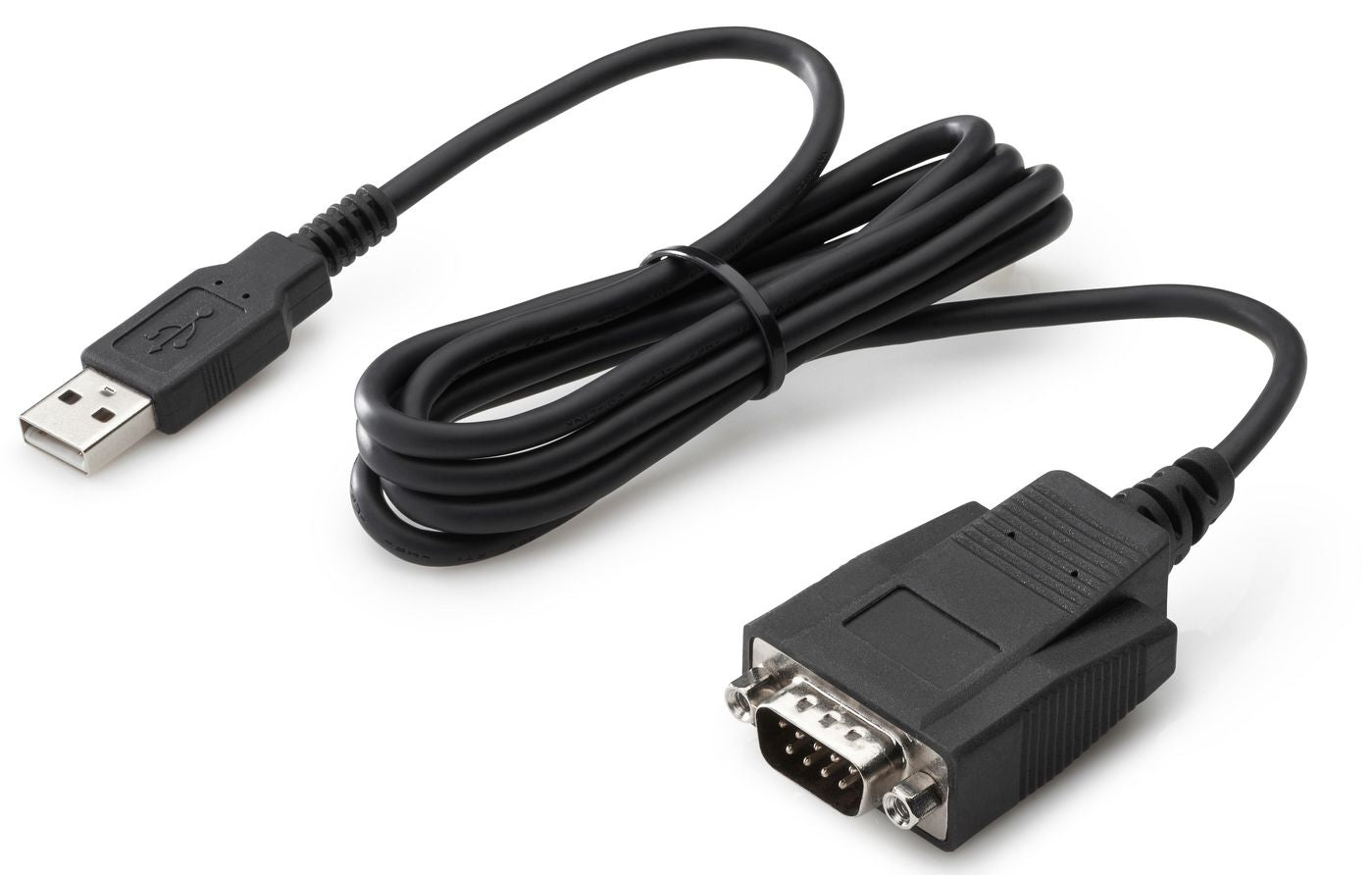 HP Adapter USB-A zu DB-9 (seriell) – Schwarz
