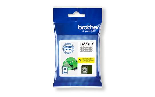 Brother LC462XLY Gelbe Tintenpatrone (Original) – für MFC-J Serie 4340 DW/4540 DW/4540 DWXL …