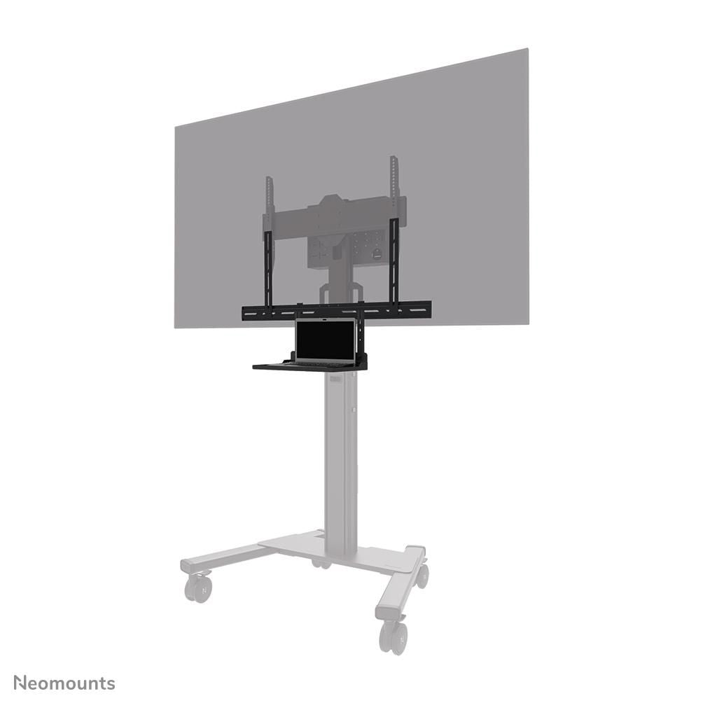 Neomounts AV45-500BL – Laptop-Tablar – für VESA 200×200–800×600 mm, 43–110", Schwarz, Stahl