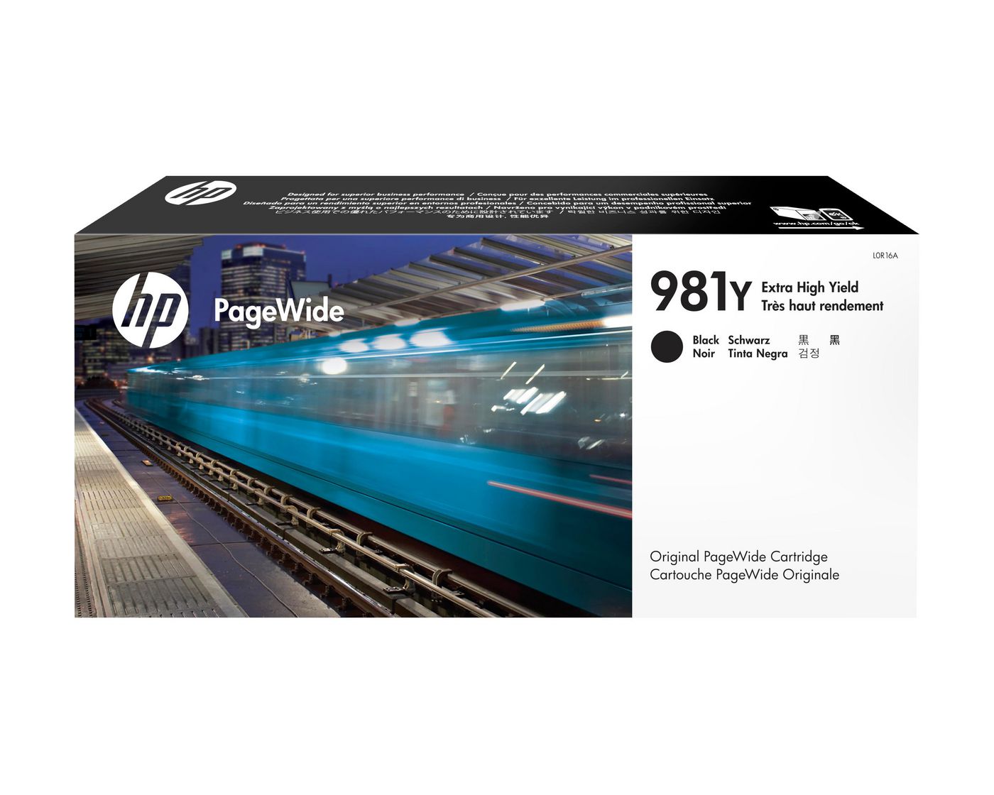 HP Tintenpatrone 981Y, Schwarz – für Tintenstrahldrucker und Multifunktionsgeräte