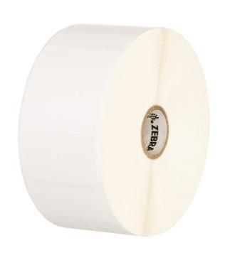 Zebra Druckeretiketten, 38 mm × 13 mm, Polyester, permanent selbstklebend