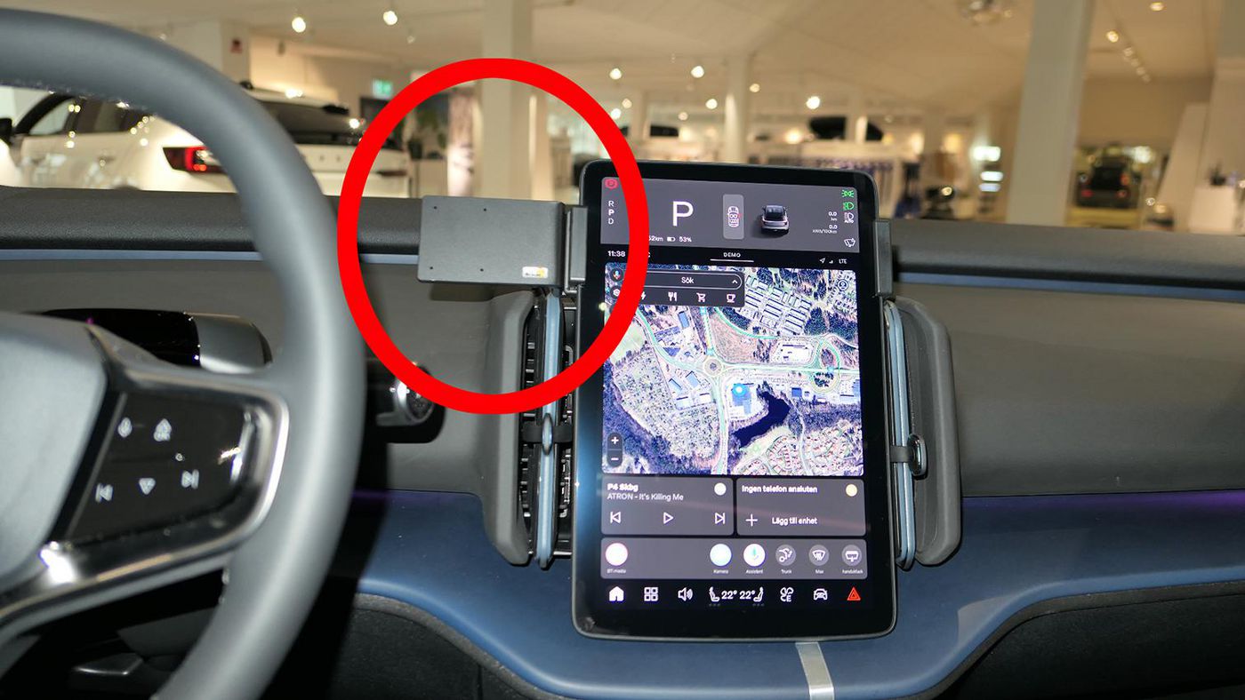 Brodit ProClip – Auto-Halterung – für Volvo EX30 (2024–2025) – Schwarz