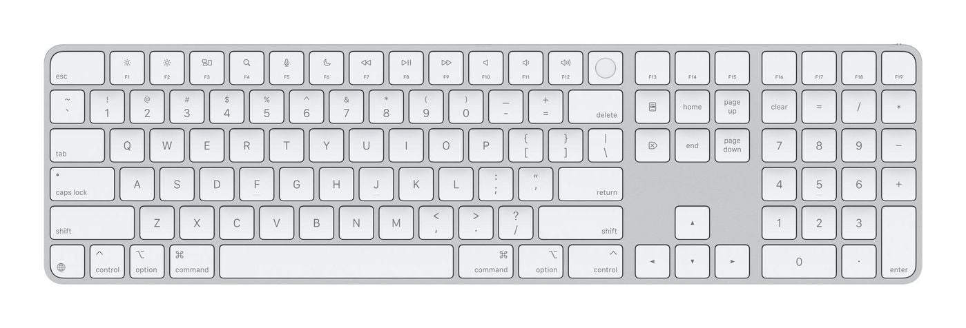 Apple Magic Keyboard Universal – Tastatur – Bluetooth & USB‑C – QWERTY (US‑INT) – Weiss – für Mac